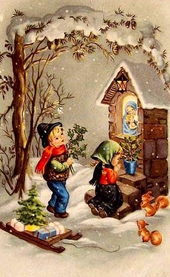 Mignonnes illustrations de Noël