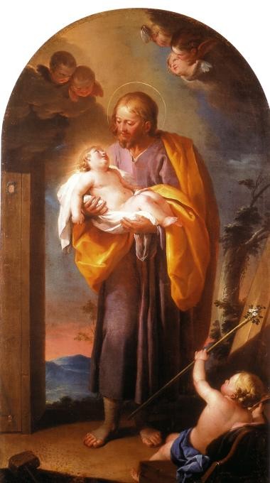 Images pieuses ( Saint Joseph et Jesus )