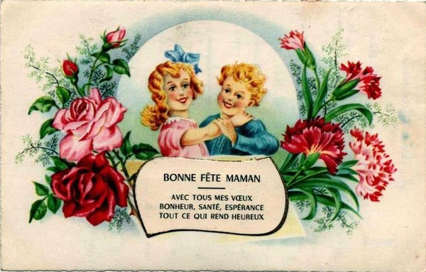 Carte  Fête des mamans