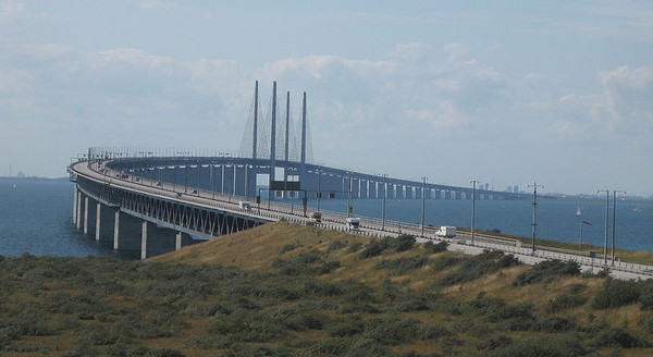  Le pont l’Öresund- Suède/Danemark