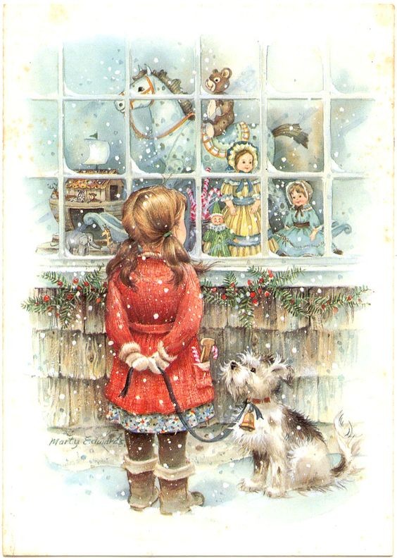 Mignonnes illustrations de Noël