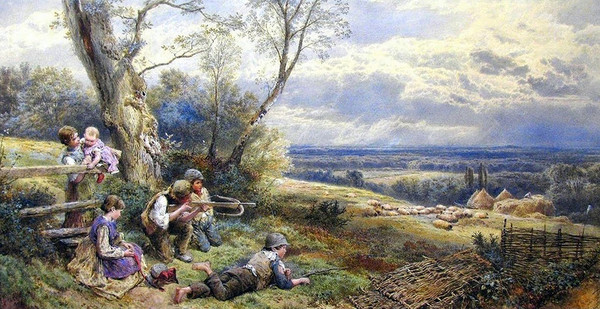 Peinture de Myles Birket Foster