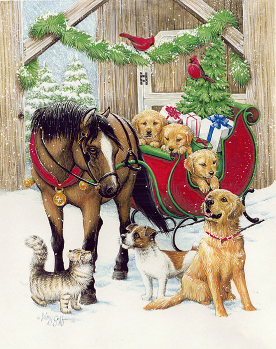 Animaux de Noël