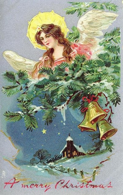 Carte ancienne de Noel