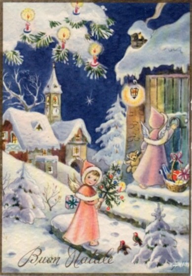 Carte ancienne de Noël 