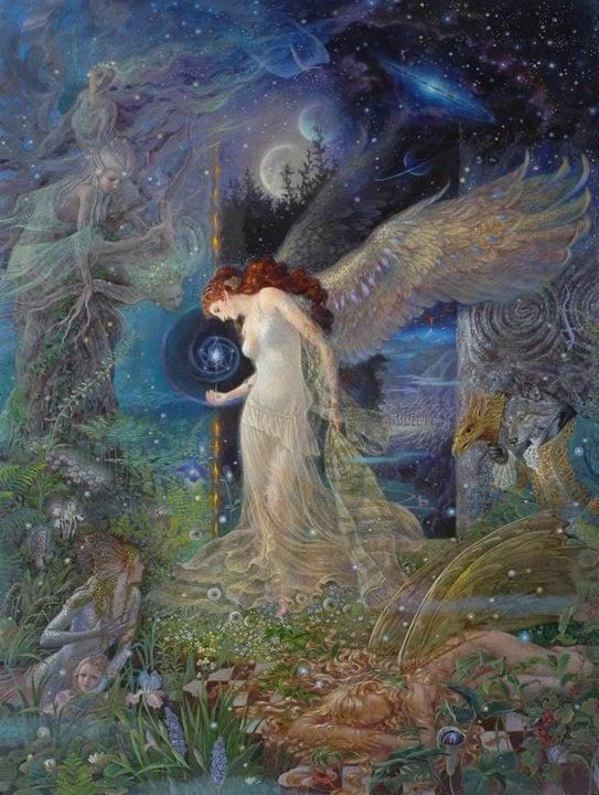 Peinture féerique de Josephine Wall