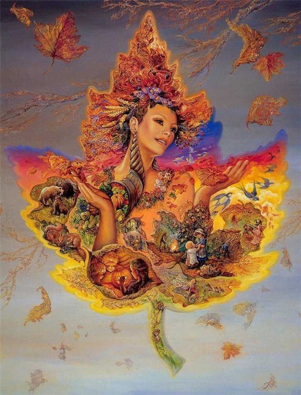 Peinture féerique de Josephine Wall