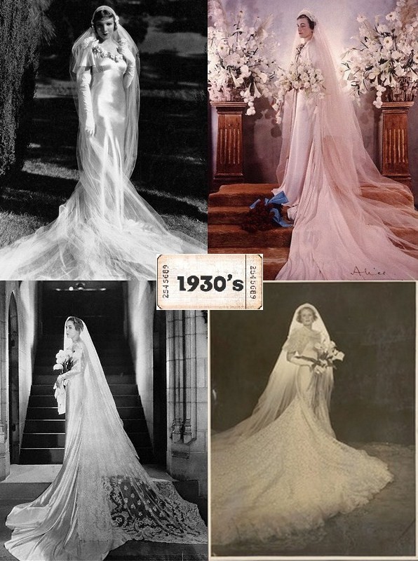 Robe de mariée d'autrefois