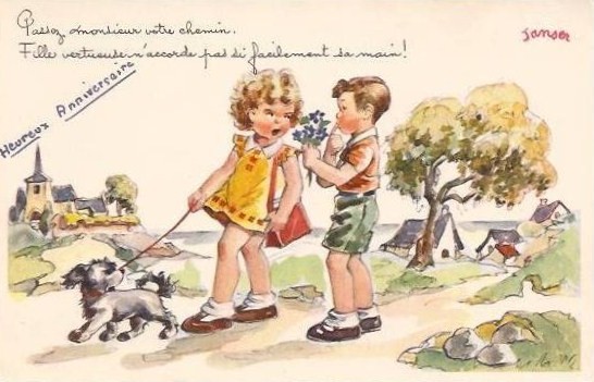 Carte enfant - Humour de Janser