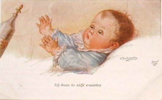 Illustration divers -Bébé d'antan
