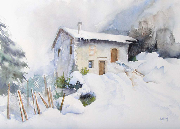 Paysage de neige