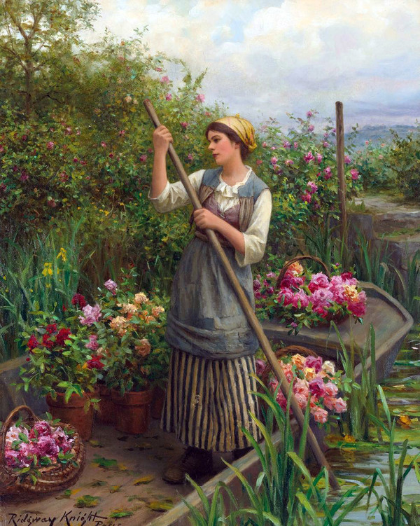 Peintre - Daniel Ridgway Knight