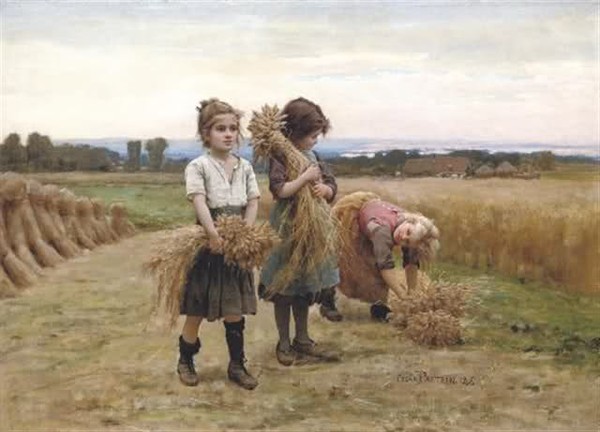 Peinture de César Pattein(1850-1931)