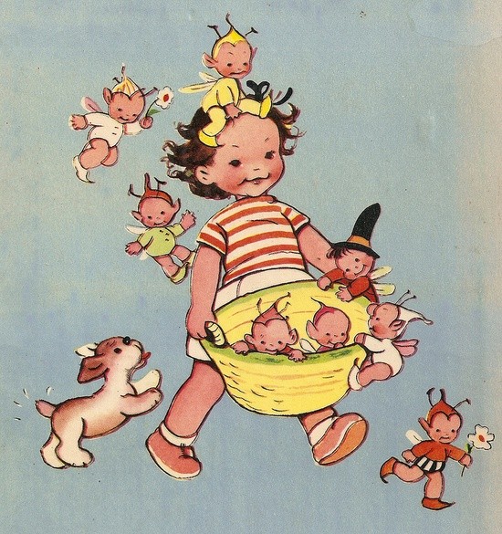 Illustration de Mabel Lucie Attwell