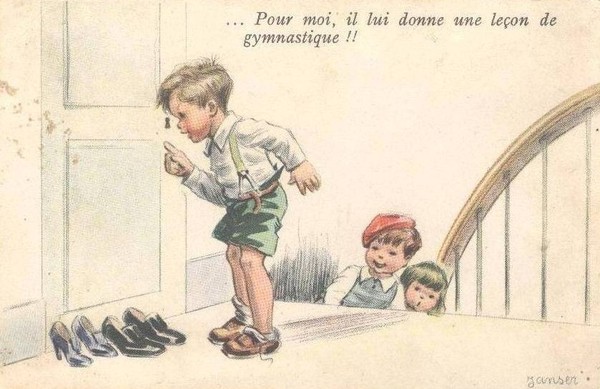 Carte enfant - Humour de Janser