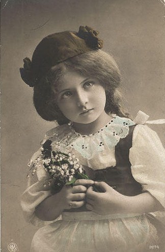 Carte ancienne enfant