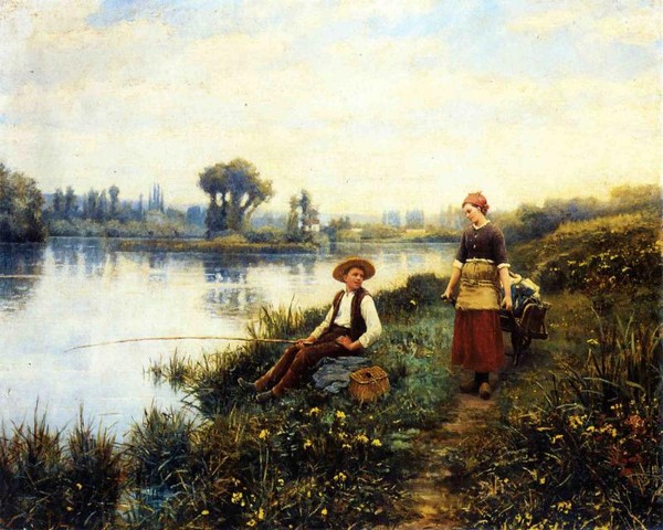 Peintre - Daniel Ridgway Knight