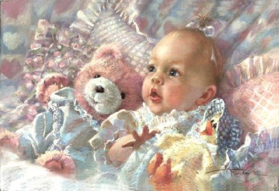 Illustrations - Bébé d'antan 