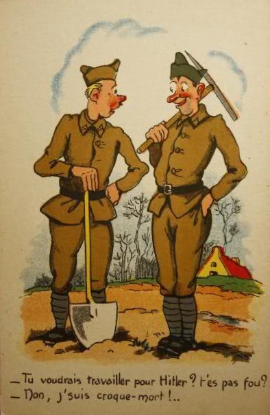 Carte humour militaire