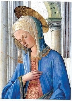 Images pieuses(La Vierge Marie)