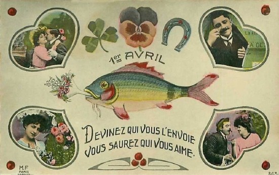 Cartes anciennes 1 ér Avril