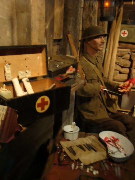 Le musée de la Somme 1916 d' Albert