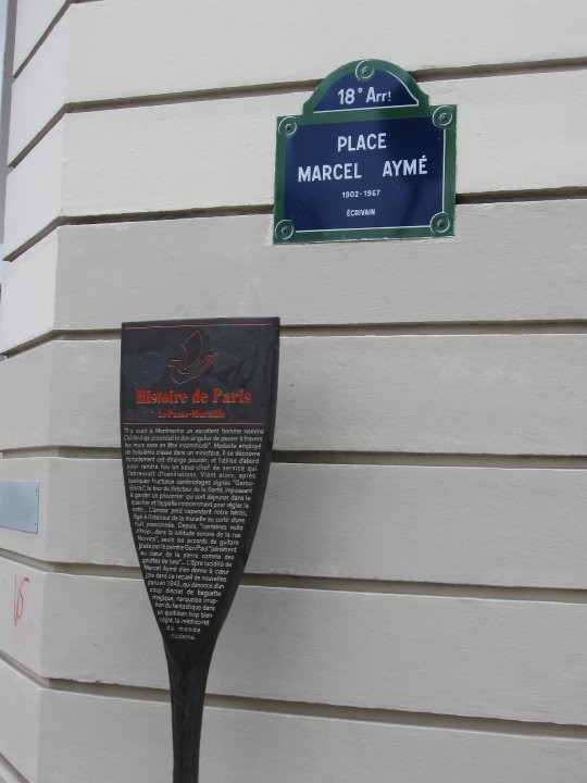 Paris-  Place Marcel Aymé