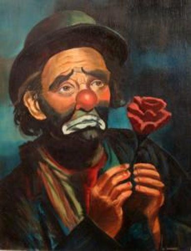  Le Clown à la rose