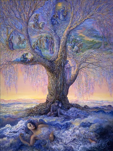 Peinture féerique de Josephine Wall