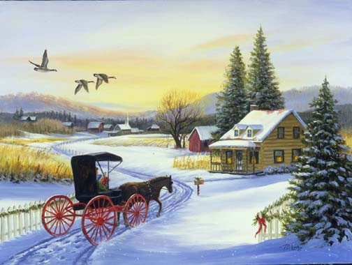 Paysage d'hiver de Linda Picken