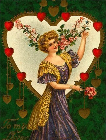 Carte ancienne de St Valentin