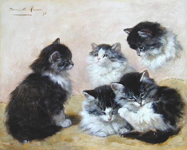 Animaux en peintures(Les chats) 