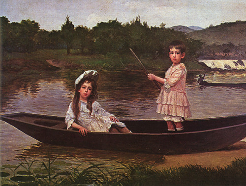 Enfants en peinture de José Ferraz de Almeida