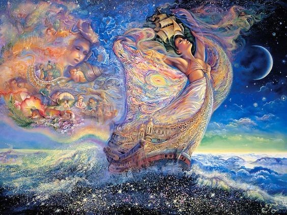 Peinture féerique de Josephine Wall