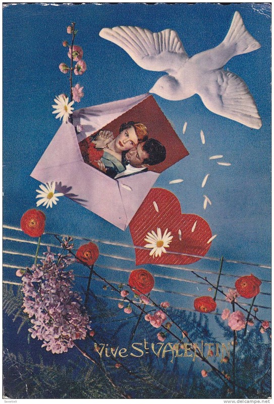  Carte ancienne - Saint Valentin 