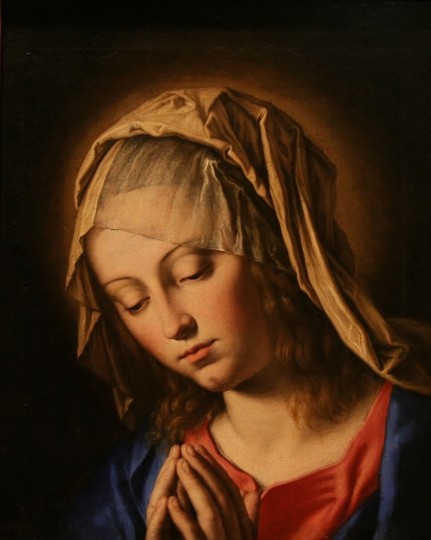 Images pieuses(La Vierge Marie)