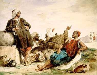 Peintre célèbre -Eugéne Delacroix