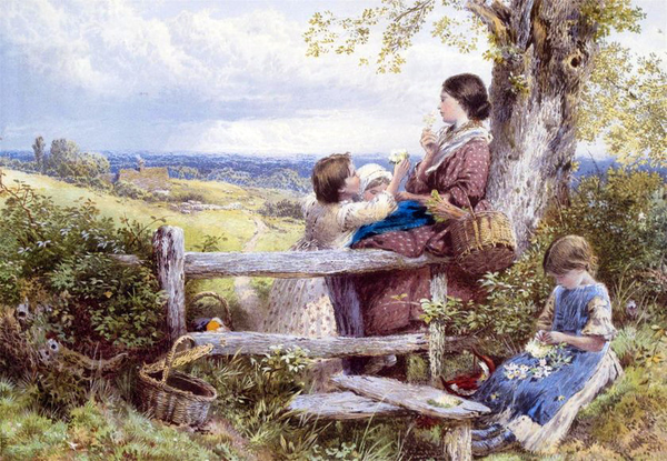 Peinture de Myles Birket Foster