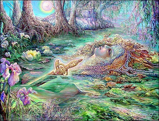 Peinture féérique de Josephine Wall