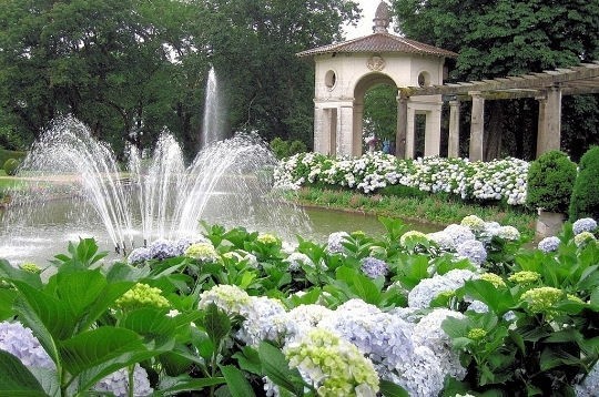 Parc et jardin fleuris