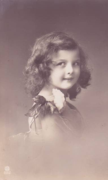 Carte  victorienne enfant