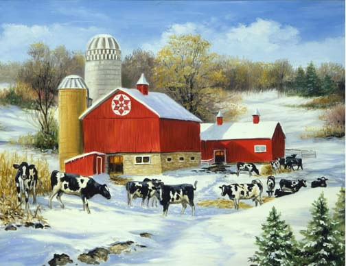 Paysage d'hiver de Linda Picken