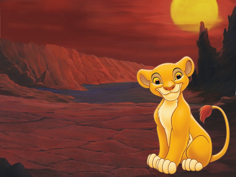 Tapis De Salon Le Roi Lion - Dessin Animé, Polyester Doux, Antidérapant, Plusieurs Tailles Et Styles Disponibles