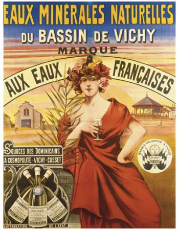 Виши (Vichy): старые афиши с рекламой города